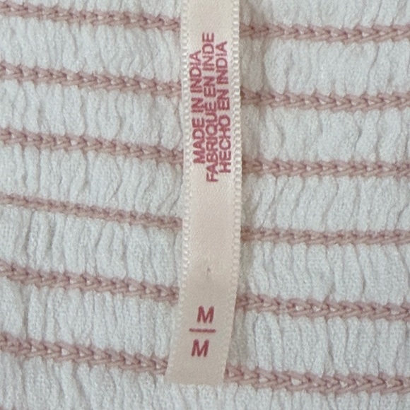 Free People White Embroidered Maxi Dress Size M Boho Prairie Cottagecore - Picture 7 of 9